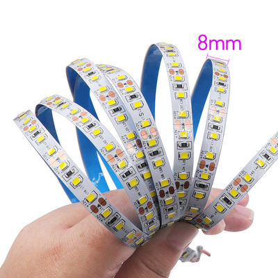 Home 12v 8mm 120leds 12000K Cool White Die-Cutting Board SMD2835 Led Strip Light per la decorazione interna