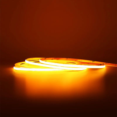 Luce a strisce LED gialla dorata COB flessibile per albergo
