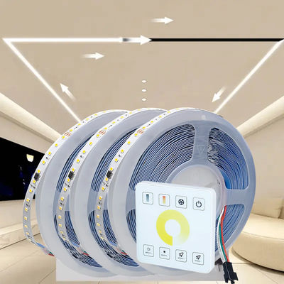 3- Acqua corrente 12v24v 8mm 120leds 6500K Bianco elettroplate SMD2835 LED Strip Light