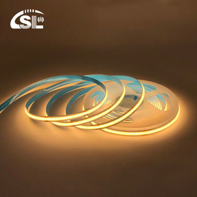 Lumiera a striscia a LED COB impermeabile IP20/IP65 8mm 12V24V 320Leds 2700K Un centimetro di taglio 3-