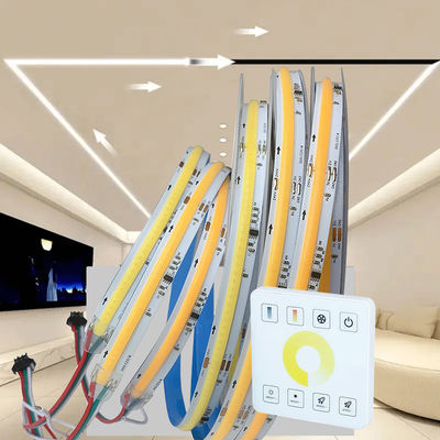 12V/24V Acqua corrente Flusso di luce a LED con 3000K COB bianco caldo SMD2835 360LED