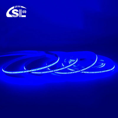 320Leds/m 12V24V Blu Flexible Strip Light con resistenza all'acqua CE RoHs IP20 Ra90 COB Led