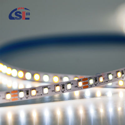CCT 12V24V 8mm 120leds 3000K-6500K Flessibile elettroplata a doppio colore SMD2835 LED Strip Light