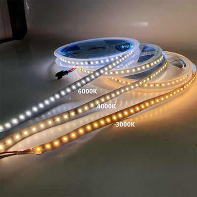 12v24v 8mm 120leds 4000K Natural Electroplate SMD2835 luce a striscia a led con Dimmer