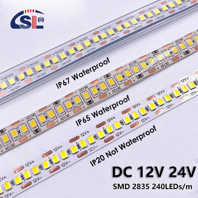 Acque resistenti 240leds 10mm 3000K 4000K 6500K LED Light Strip con 50000 ore di lavoro