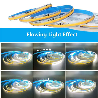 12v24v 8mm 360leds 4000K White COB SMD2835 Led Strip Light per applicazioni versatili