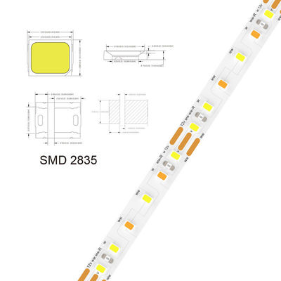 5v 8mm 3000K 320leds IP65 impermeabile 1cm un taglio COB flessibile SMD2835 LED