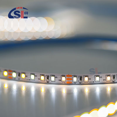 Alte luci 12v24v 8mm 120leds 3000K-6500K CCT Tavola di taglio a striscio a doppio colore SMD2835 LED Strip Light