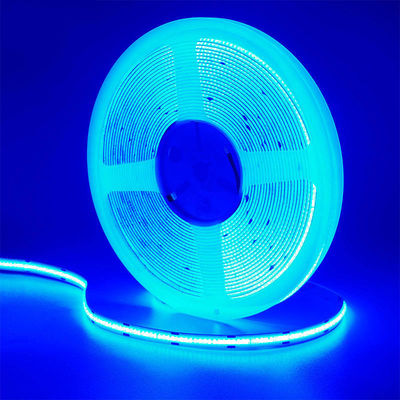 CE LVD EMC ROHS FCC REACH ERP2.0 certificato Ice Blue COB LED Strip Light con larghezza di 8 mm