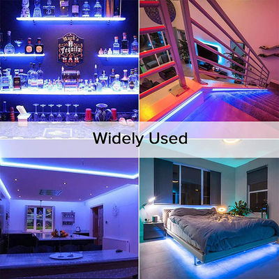 CE LVD EMC ROHS FCC REACH ERP2.0 certificato Ice Blue COB LED Strip Light con larghezza di 8 mm