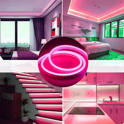 Hotel Popolare Silicone Neon Flex Rosa LED Neon Flex DC 12V IP65 Impermeabile 8x16mm 120 LED/M