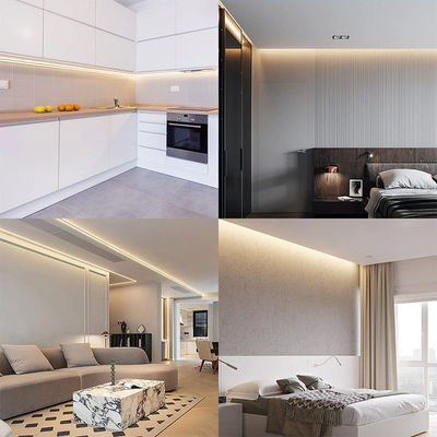 Hotel DC12V24V 8mm10mm 480Leds 3000K4000K6500K Alta luminosità flessibile COB LED Strip Light per cucina soggiorno