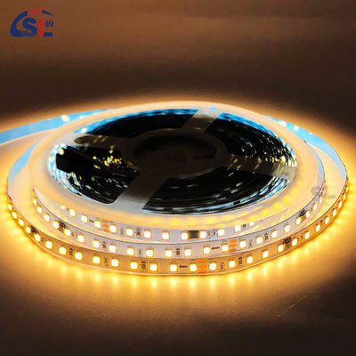 Striscia luminosa LED residenziale DC12V 24V SMD2835 PCB elettroplate 120Ds 8mm Ra 80 3000K