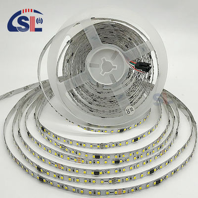 DC12V / 24V SMD2835 Electroplate PCB 240Ds 8mm Ra 80 4000K LED Light Strip per la casa