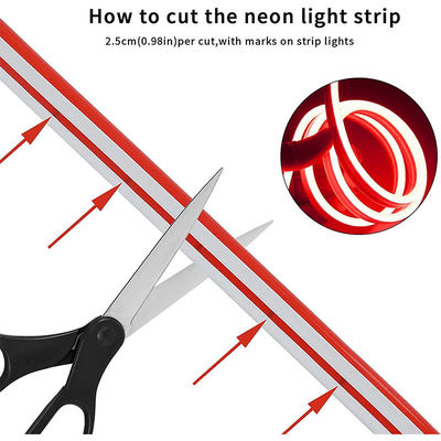 DC 12V Red LED Neon Flex con 50000 durata di funzionamento e installazione di montaggio sospeso