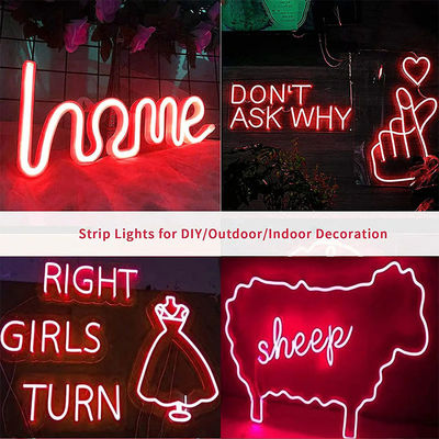 DC 12V Red LED Neon Flex con 50000 durata di funzionamento e installazione di montaggio sospeso
