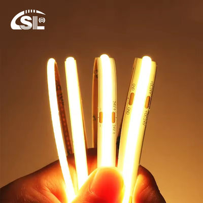 CE RoHs IP44 Ra80 COB LED Strip Light 8mm Larghezza 110V/220V 320Leds 3000K4000K6500K 3