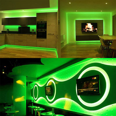 Rating IP20 Alta luminosità personalizzato 5V 120LED Verde Una luce Una tavola elettroplata SMD2835 LED Strip Light