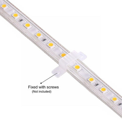 Bianco 10mm 240leds 6500K Electroplate IP44 SMD2835 Led Strip Light Alto voltaggio 110v220v
