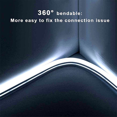 4100K LED Bianco Freddo Neon Flex 24V DC Wireless 8x16mm 120LED/m IP65 Impermeabile Ideale