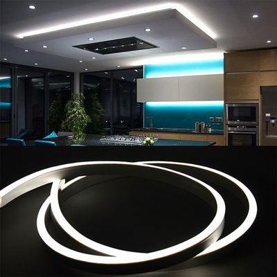 4100K LED Bianco Freddo Neon Flex 24V DC Wireless 8x16mm 120LED/m IP65 Impermeabile Ideale