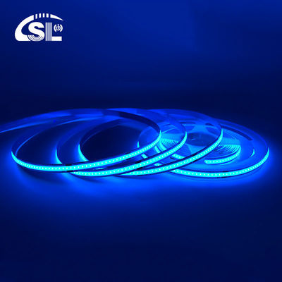 320Leds Alta luminosità Ghiaccio Blu COB Led Strip Light CE RoHs IP20 8mm Larghezza 12V24V
