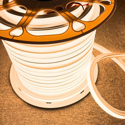 4100K 48V 16x16mm Forma piatta Curvatura verticale IP65 LED impermeabile Neon Flex 3000K
