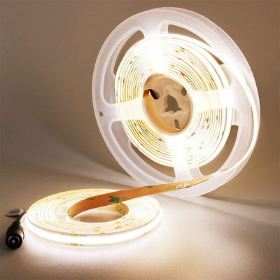 8mm10mm di larghezza DC12V24V 3000K4000K6500K flessibile COB LED Strip Light con materiale