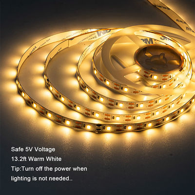 Decorazione interna 3000K/4000K/6500K Flessibile elettroplata SMD2835 LED Strip Light 5V 8mm 120LED