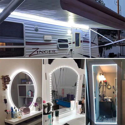 DC 24V 5V 120LED 8mm 6500K Bianco Alta luminosità Flessibile elettroplata SMD2835 LED Strip Light