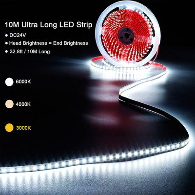 110V220V 8mm 120leds 3000K4000K6500K Bianco Caldo Bianco Naturale Electroplate SMD2835 Led Strip Light