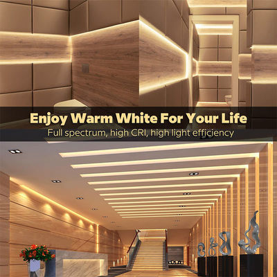 DC12V24V 8mm10mm 320leds 3000K Caldo flessibile COB Led Strip Light per la decorazione interna