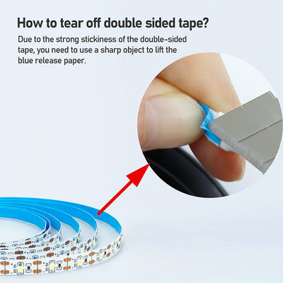 3- 120° Angolo del fascio 5v 120leds 8mm 4000K naturale Una luce una taglio SMD2835 Led Strip Light