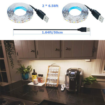 3- 120° Angolo del fascio 5v 120leds 8mm 4000K naturale Una luce una taglio SMD2835 Led Strip Light