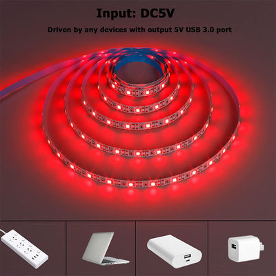 120 led 8mm Rosso Una luce una taglio Electroplate flessibile SMD2835 Led Strip Light 5v