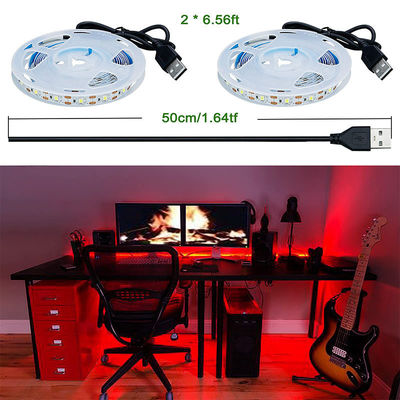 120 led 8mm Rosso Una luce una taglio Electroplate flessibile SMD2835 Led Strip Light 5v