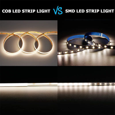 Hotel 5V 8mm 320leds 4000K naturale 1cm un taglio IP65 impermeabile elettroplata flessibile COB Led Strip Light