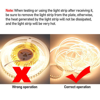 110v220v 240leds 10mm 3000K4000K6500K Flessibile a taglio a striscia SMD2835 Led Strip Light 1