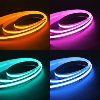 320 led rosso oro giallo ghiaccio blu blu verde viola colorato flessibile COB LED luce a striscia