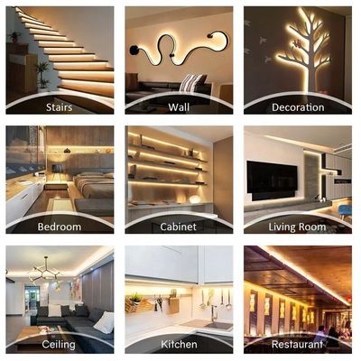 8mm 240leds 6500K Cold White SMD2835 Led Strip Light con modalità interruttore a controllo remoto