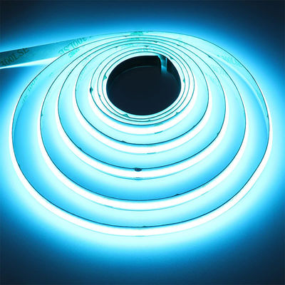 12v24v 8mm 320leds Ice-Blue flessibile COB Led Strip Light per l'illuminazione e la progettazione di circuiti