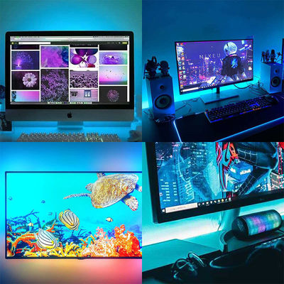 12v24v 8mm 320leds Ice-Blue flessibile COB Led Strip Light per l'illuminazione e la progettazione di circuiti