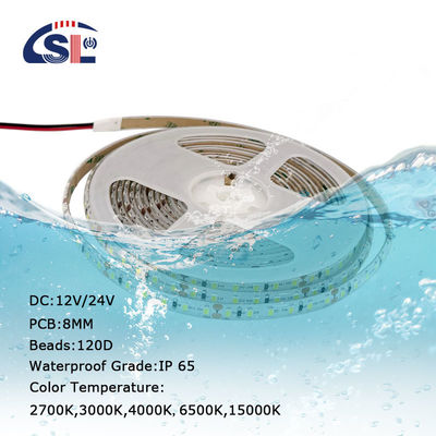 12V impermeabile IP65 60LED 3000k 4000k 6500k luci a striscia LED controllo tattile materiale di rame