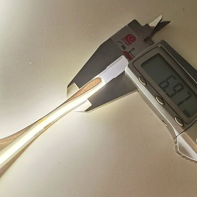 CCT COB LED Strip Light DC12V24V 8mm10mm larghezza 608leds 3000K 6500K per la decorazione interna