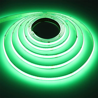 Green COB LED Strip Light 8mm 320leds 12v24v per esterno e interno