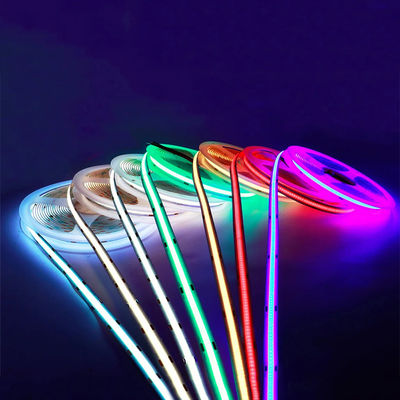 Flessibile COB LED Strip Light 8mm10mm 12V24V 320Leds Rosso Oro Giallo Ghiaccio Blu Blu Verde Viola per la camera da letto
