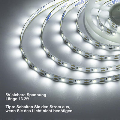 IP20 Alta luminosità 5v 8mm 120leds 6500K Bianco elettroplatta flessibile SMD2835 Led Strip Light