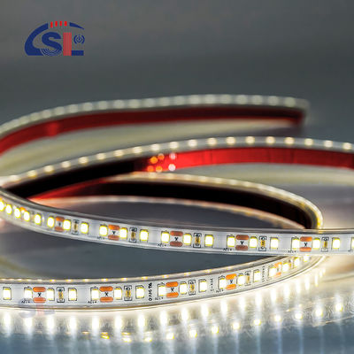 IP67 impermeabile 12V 24V LED Strip Bianco Caldo Bianco 2835 120LED/m per ornamenti da giardino all'aperto