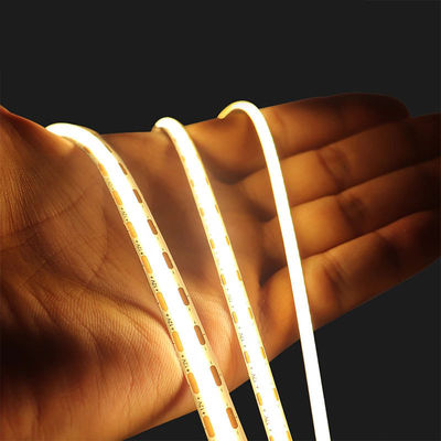 Alta luminosità DC12V24V 8mm10mm 480Leds 3000K Caldo COB LED Strip Light NO impermeabile