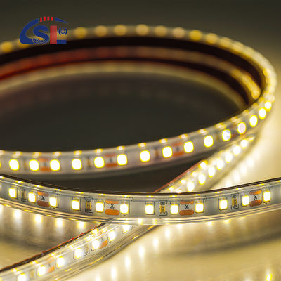 Striscia LED impermeabile 12V 24V Bianco Caldo Bianco 2835 120LED/m per ornamenti da giardino all'aperto